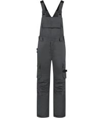 Pracovné nohavice s trakmi unisex Bib & Brace Twill Cordura Tricorp tmavo šedá