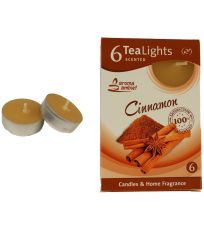 Sviečka čajová CINNAMON WITH Cranberries 6ks MSC-TL1025 MOREX