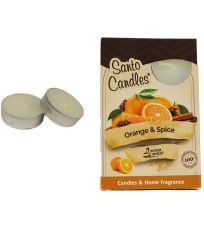 Sviečka čajová ORANGE and SPICE 6ks MSC-TL1027 MOREX