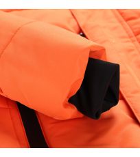 Detská zimná bunda MOLIDO ALPINE PRO tmavo oranžová