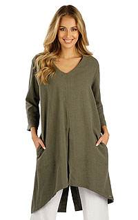 Dámska tunika s 3/4 rukávom 5E106 LITEX khaki