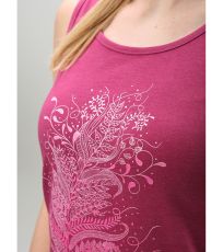 Dámske tielko AULI LOAP Magenta Haze Melange