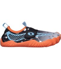 Detské boty do vody CORKY LOAP black/orange