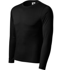 Uni športové tričko s dlhým rukávom Pride Malfini čierna