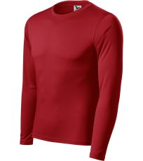 Uni športové tričko s dlhým rukávom Pride Malfini červená