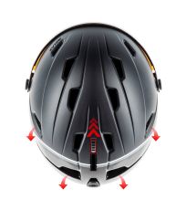 Lyžiarska helma STEALTH RELAX čierna