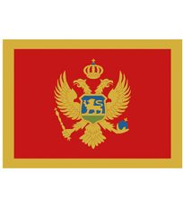 Vlajka Čierna Hora FLAGME Printwear