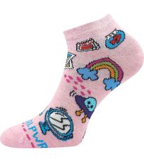 Detské trendy ponožky - 3 páry Dedonik Lonka mix holka