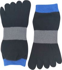 Unisex prstové ponožky Prstan-a 11 Boma modrá