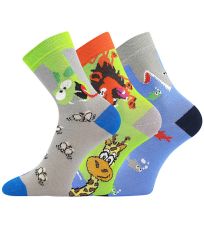 Detské trendy ponožky - 3 páry Woodik Lonka