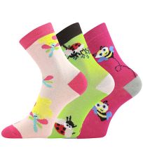 Detské trendy ponožky - 3 páry Woodik Lonka