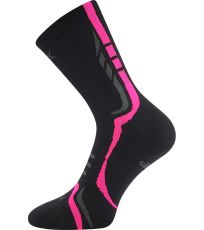 Unisex športové ponožky Thorx VoXX® čierna / ružová