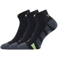 Unisex športové ponožky - 3 páry Gastm VoXX® čierna