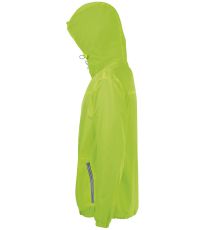 Dámska vetrovka SKATE SOĽS Neon lime / Royal blue