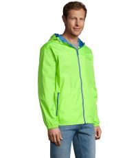 Dámska vetrovka SKATE SOĽS Neon lime / Royal blue