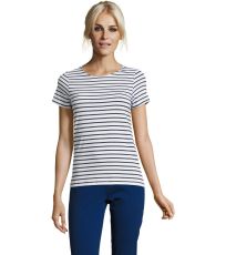 Dámske triko MILES WOMEN SOĽS White / Navy
