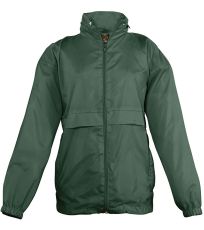 Detská vetrovka SURF KIDS SOĽS Forest green