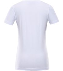 Detské bavlnené tričko NATURO ALPINE PRO biela