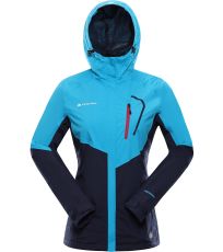 Dámska outdoorová bunda IMPECA ALPINE PRO neon atomic blue