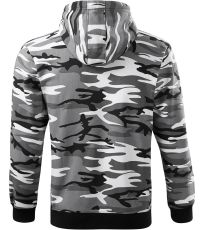 Pánska mikina Camo Zipper Malfini camouflage gray