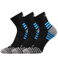 Unisex športové ponožky - 3 páry Sigma B VoXX® čierna