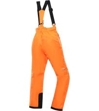 Detské lyžiarske nohavice LERMONO ALPINE PRO neón pomaranč