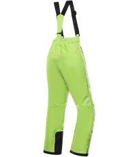 Detské lyžiarske nohavice LERMONO ALPINE PRO lime green