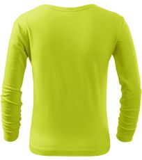 Detské tričko Long Sleeve 160 Malfini limetková