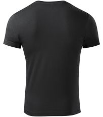 Pánske tričko Slim fit V-NECK Malfini eben šedá