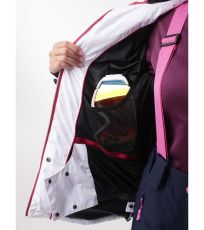 Dámska lyžiarska bunda OLINKA LOAP Black Iris Melange / White