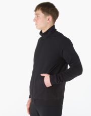 Pánska mikina s dlhým rukávom 99008P GINA čierna