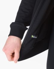 Pánska mikina s dlhým rukávom 99008P GINA čierna