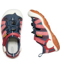 Detské sandále KNOTCH CREEK CHILDREN KEEN navy/stripes