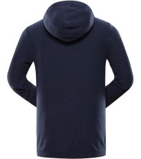 Pánsky sveter s kapucňou POLIN NAX mood indigo