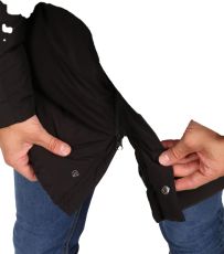 Pánsky zateplený kabát NELSON-M KILPI Čierna