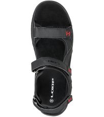 Pánske sandály REUL LOAP čierna/tomato