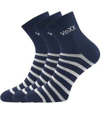Dámske slabé ponožky - 3 páry Boxana VoXX® pruhy