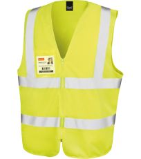 Unisex bezpečnostná reflexná vesta Zip I.D. Result 