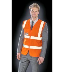 Unisex bezpečnostná reflexná vesta Zip I.D. Result 