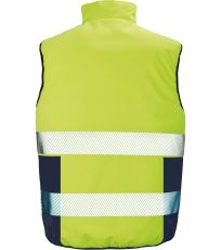 Unisex obojstranná zateplená bezpečnostná vesta R332X Result 