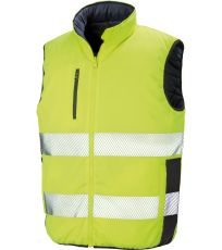 Unisex obojstranná zateplená bezpečnostná vesta R332X Result 