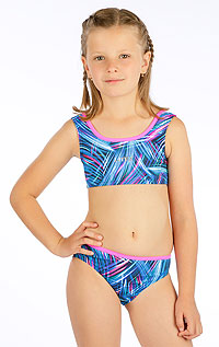 Dievčenské plavkové nohavičky stredne vysoké 6G408 LITEX