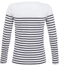 Dámske tričko s dlhým rukávom MATELOT LSL WOMEN SOĽS White / Navy