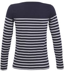 Dámske tričko s dlhým rukávom MATELOT LSL WOMEN SOĽS French navy / White