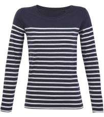 Dámske tričko s dlhým rukávom MATELOT LSL WOMEN SOĽS French navy / White