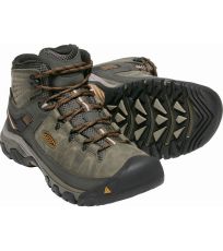 Pánska vysoká treková obuv TARGHEE III MID WP M KEEN black olive/golden brown