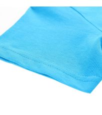 Detské tričko z organickej bavlny ECOMO 3 ALPINE PRO neon atomic blue