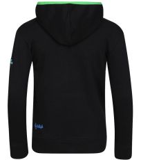 Chlapčenská bavlnená mikina NORTHEN-JB KILPI Čierna