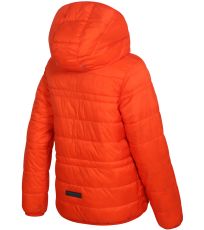 Detská obojstranná bunda MICHRO ALPINE PRO tmavo oranžová