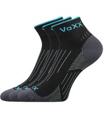 Unisex športové ponožky - 3 páry Azul Voxx čierna